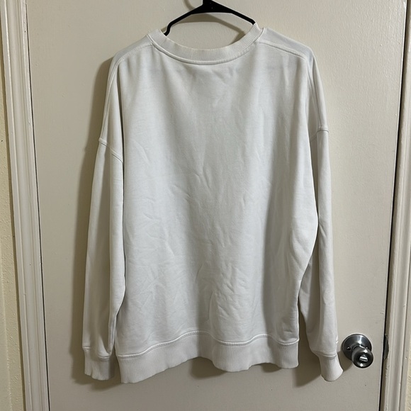 Outdoor Voices White Crewneck Pullover Medium - Picture 4 of 4